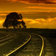 Railroad Sunset